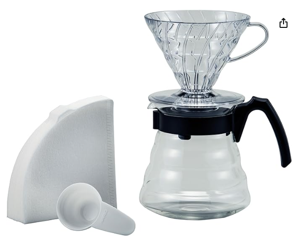 Hario V60 drip coffee método completo passo a passo