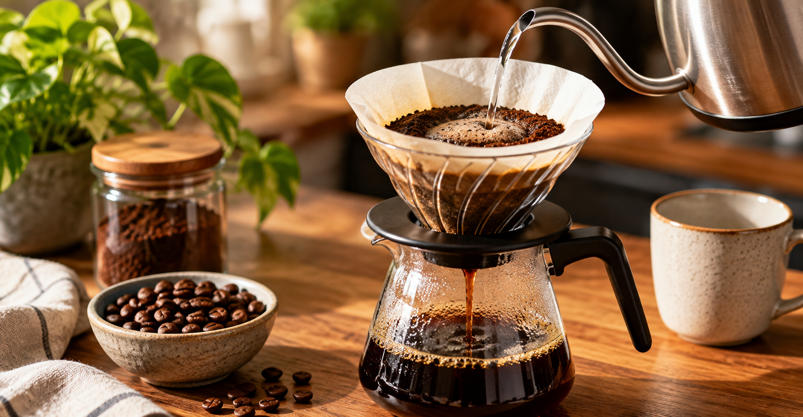 Como fazer café coado perfeito com filtro de papel