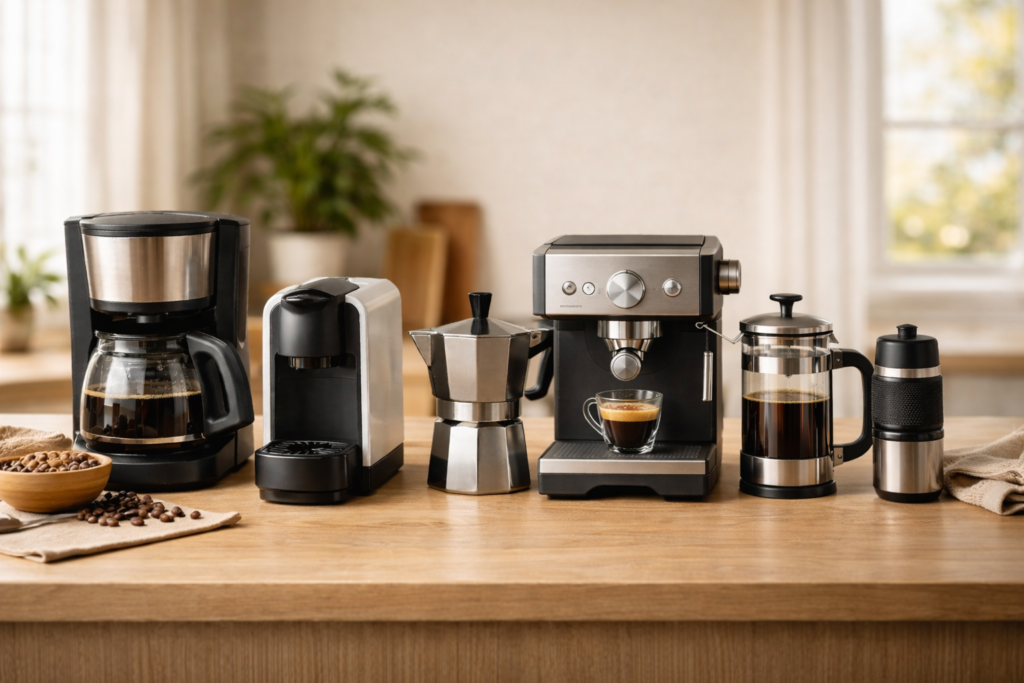Qual Método de Café Escolher? Comparativo dos principais métodos em 2026